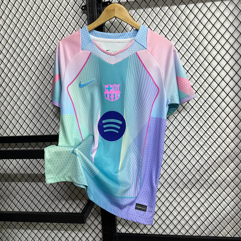 FC Barcelona 2025/26 Pink Blue Gradient Shirt
