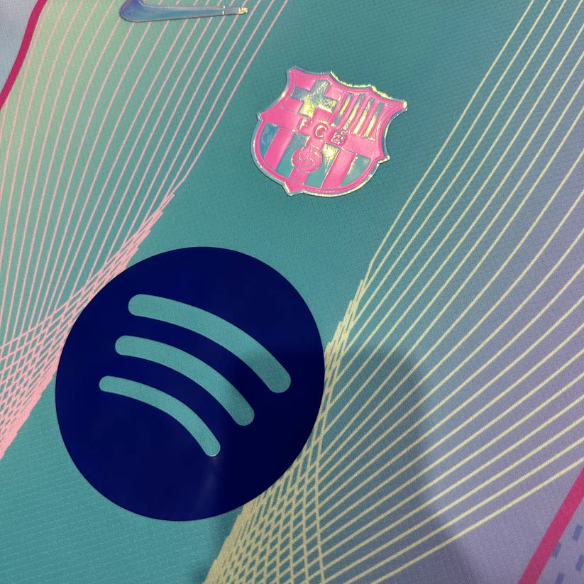 FC Barcelona 2025/26 Pink Blue Gradient Shirt