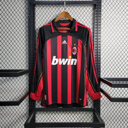 AC Milan 2006/07 Retro Long Sleeves Home Shirt