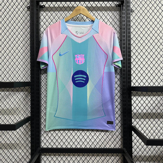 FC Barcelona 2025/26 Pink Blue Gradient Shirt